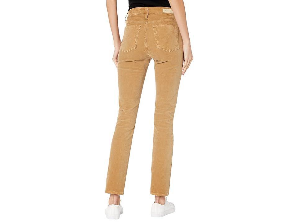 AG Jeans Mari High-Rise Slim Straight (1 Year Sulfur Vintage Khaki) Women's Casual Pants Product Image