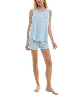 Roudelain Womens 2-Pc. Pointelle Tank Pajamas Set Product Image