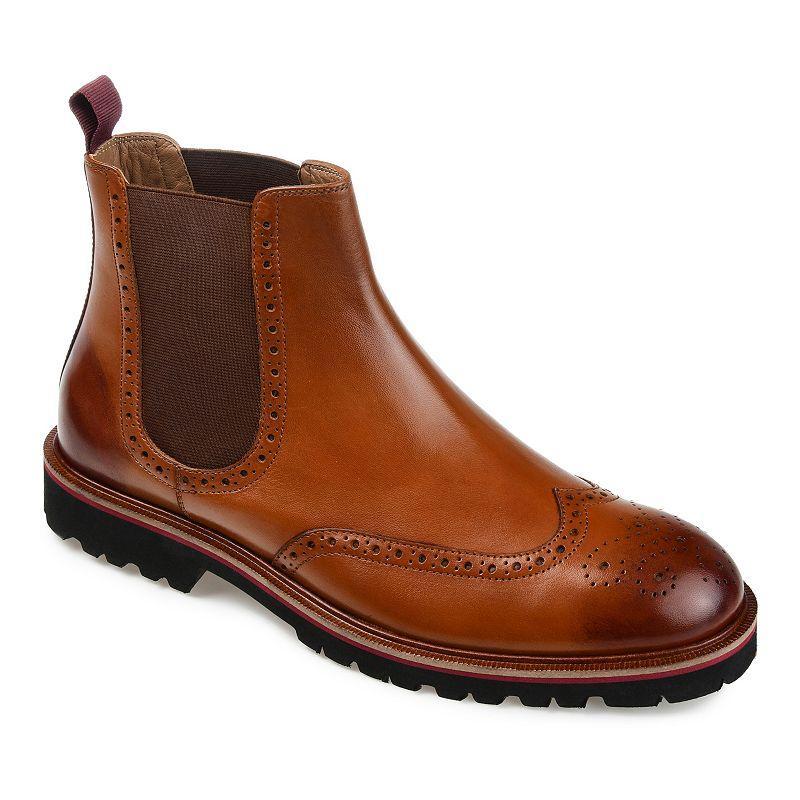 Thomas & Vine Nash Mens Wingtip Chelsea Ankle Boots Product Image