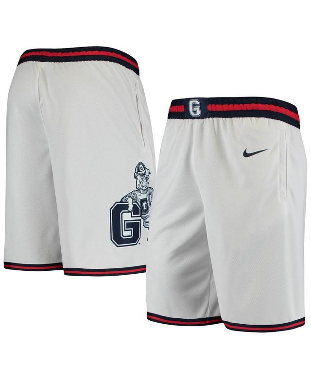 Mens Nike White Gonzaga Bulldogs Limited Basketball Performance Shorts Product Image