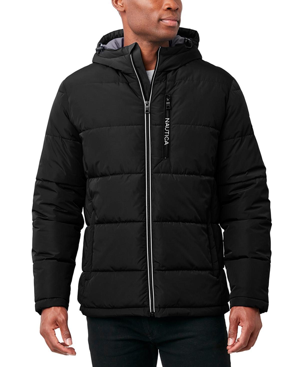 Nautica Mens Hooded Puffer Jacket Product Image