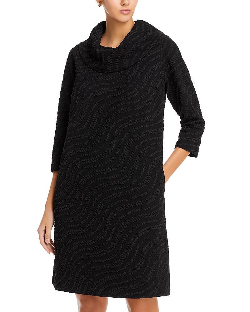 Womens Opera Knit Cowl-Neck Minidress Product Image