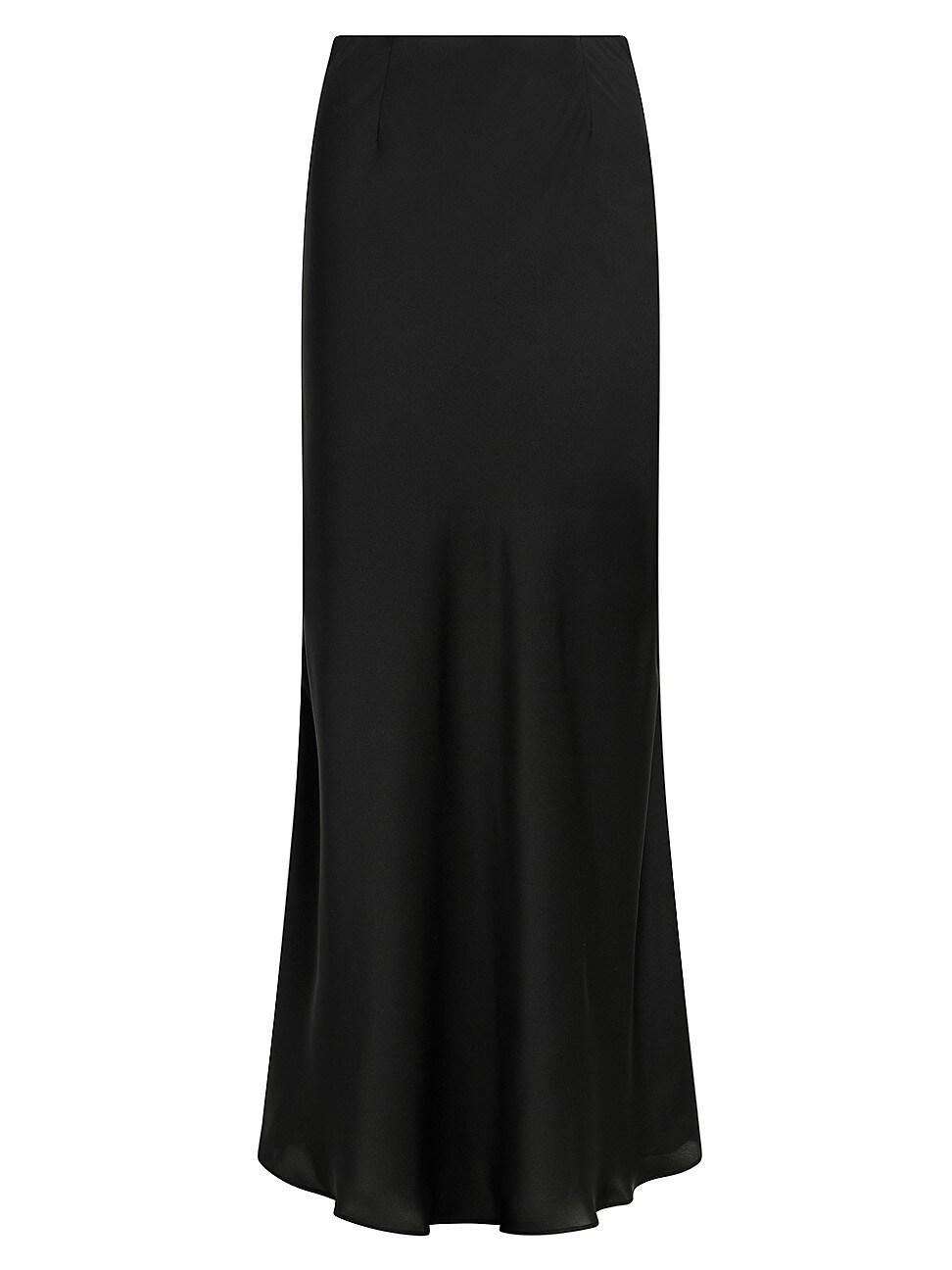 Womens The Ines Satin Maxi Slip Skirt Product Image