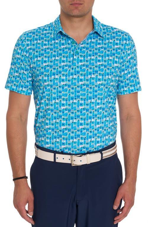 Robert Graham Tequila Sunrise Short Sleeve Performance Golf Polo Product Image