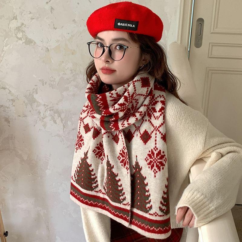 Christmas Knit Scarf Product Image