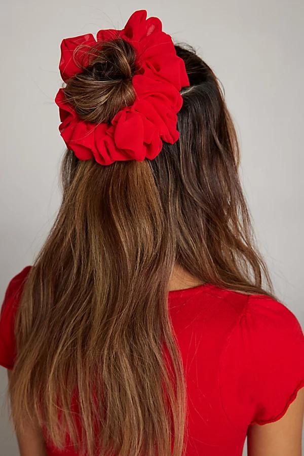 Oversized Chiffon Scrunchie Womens at Urban Outfitters Product Image