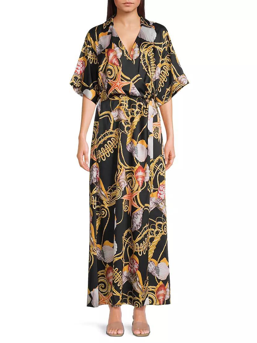 Winny Seashell Wrap Maxi Dress Product Image