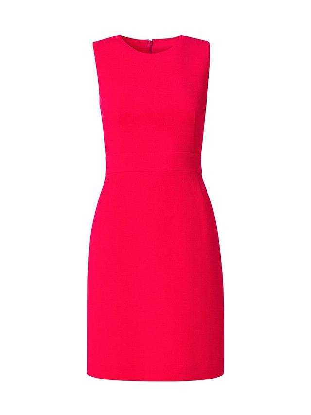 Womens Wool Crpe Sheath Dress Product Image