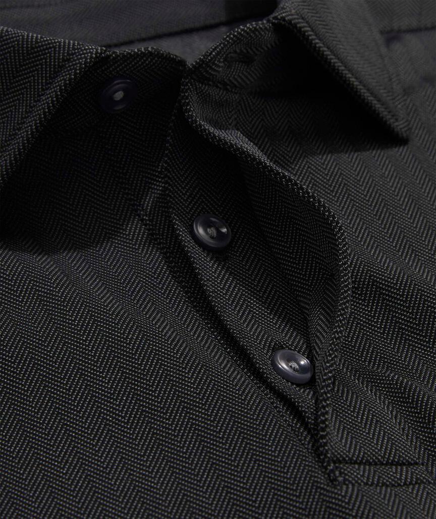 On-The-Go Herringbone Jacquard Polo Product Image