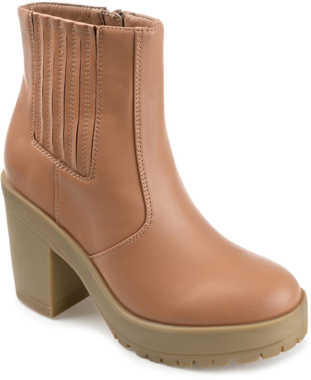 Journee Collection Womens Riplee Platform Ankle Boots Product Image