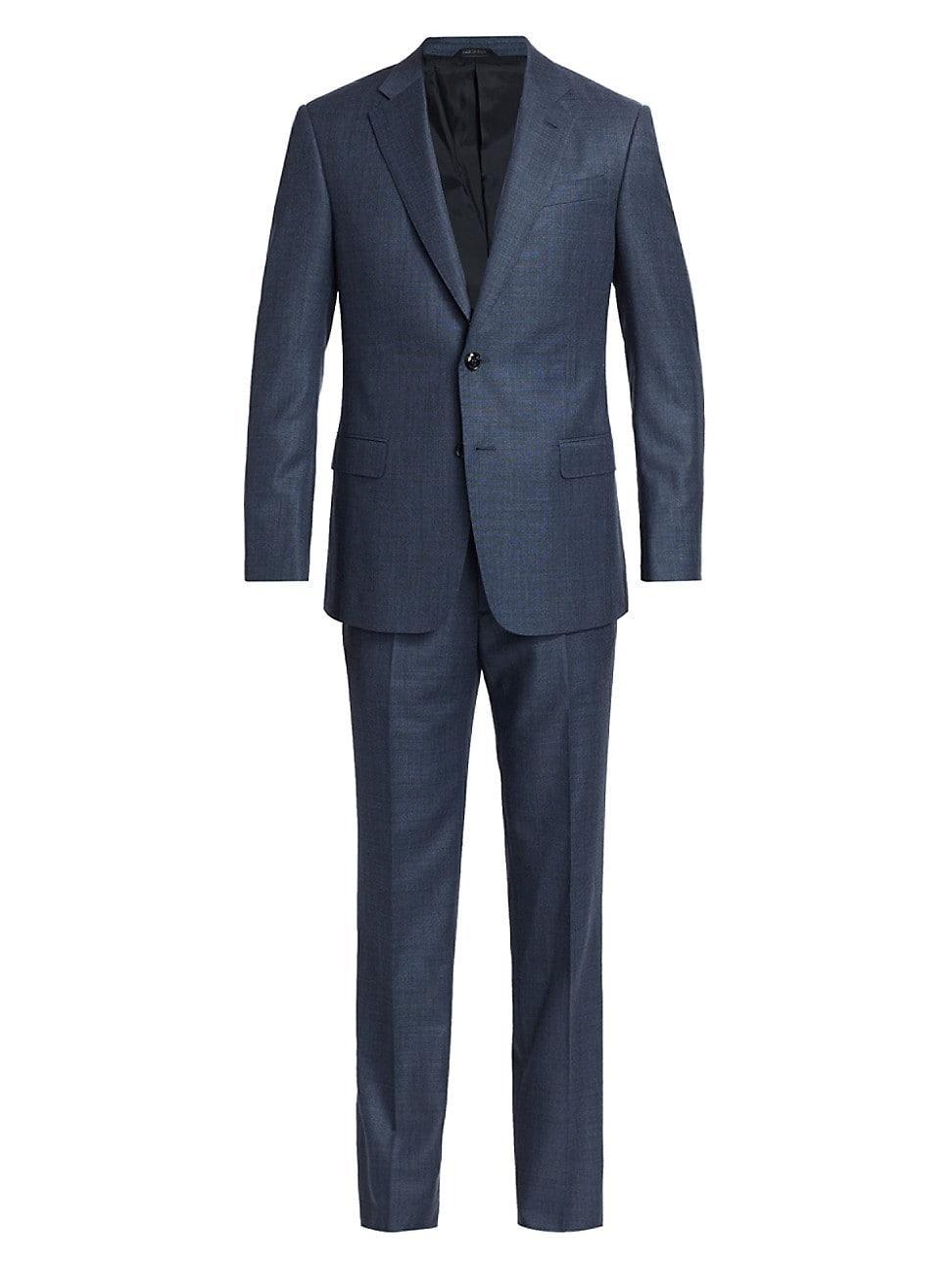 Mens Wool Single-Breasted Suit Product Image