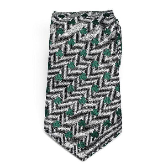 Cufflinks, Inc. Herringbone Shamrock Linen Tie Product Image