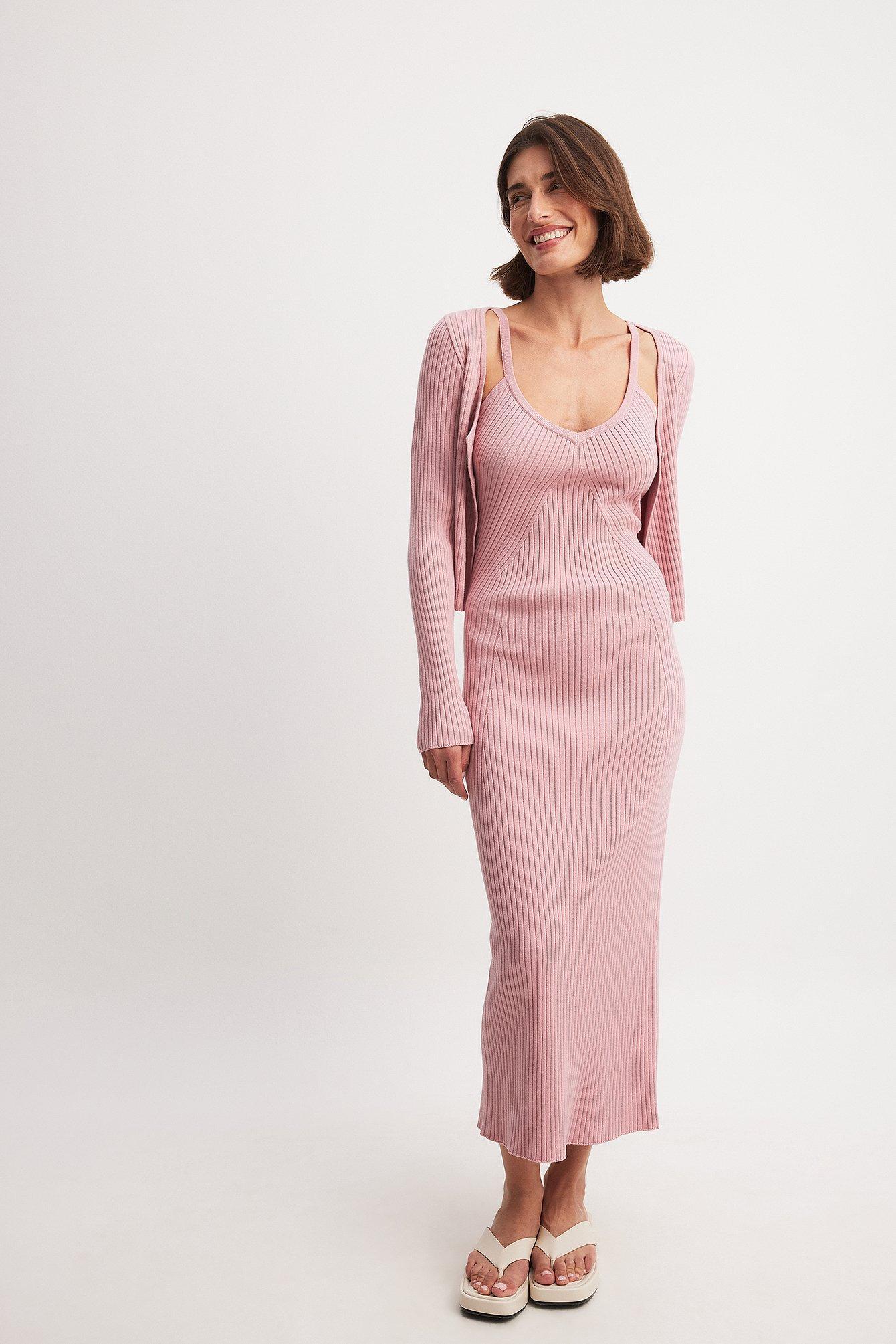 Fine Knitted Midi Dress Product Image