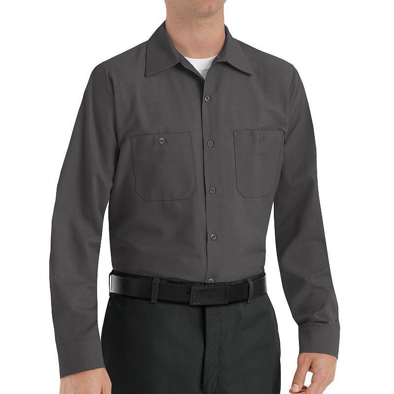 Mens Kap Classic-Fit Industrial Button-Down Work Shirt Product Image