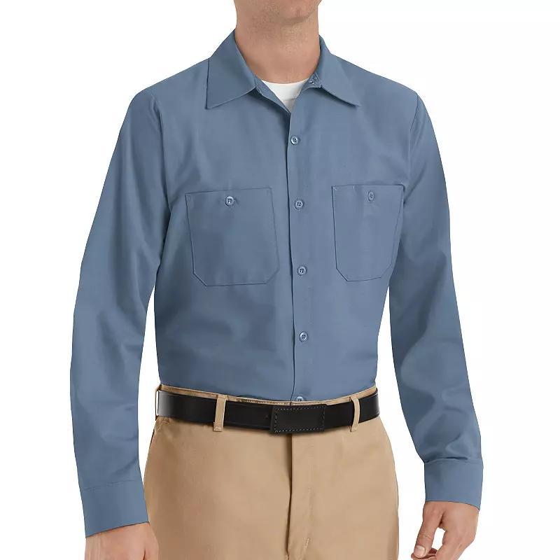 Mens Kap Classic-Fit Industrial Button-Down Work Shirt Product Image