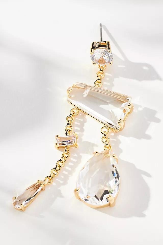 Multi Crystal Drop Earrings Product Image