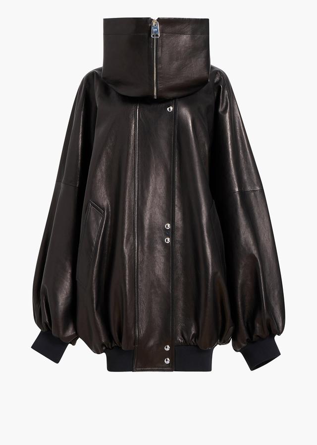 Rhoda Jacket in Black Leather Product Image