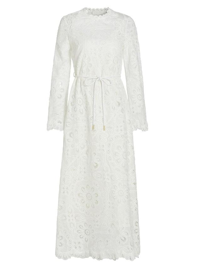 Womens Ottie Lace Embroidered Maxi Dress Product Image