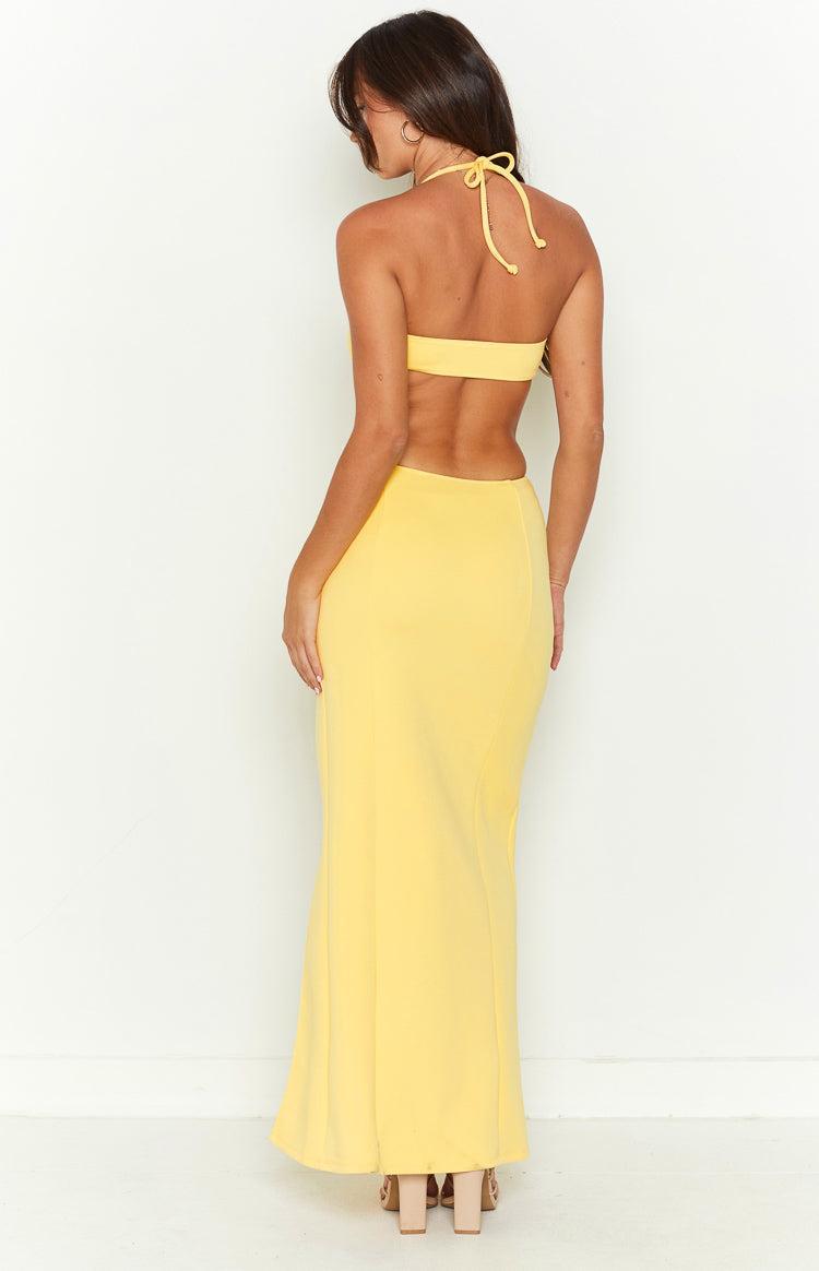 Fields of Gold Yellow Maxi Dress Product Image