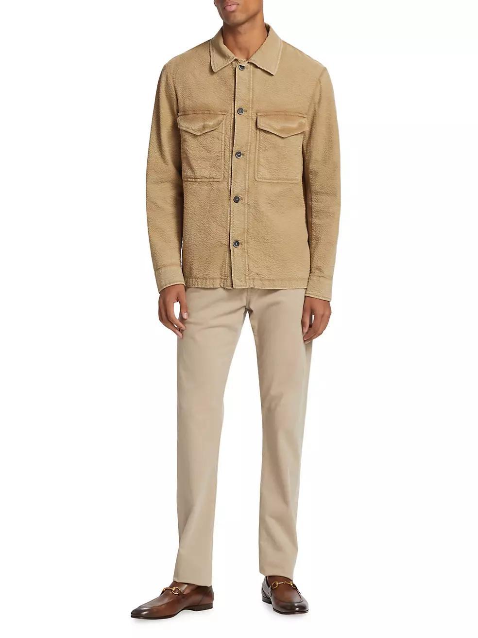 Desco Button-Front Overshirt Product Image