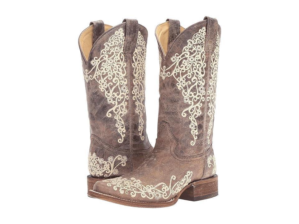 Corral Boots A2663 Crater Bone) Women's Boots Product Image