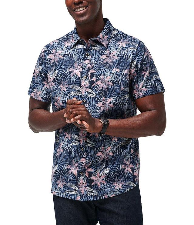 TravisMathew Shoot The Channel Short Sleeve Woven Shirt Product Image