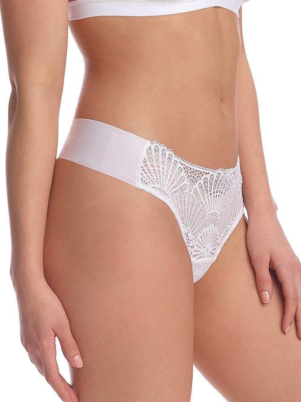 Commando Butter & Lace Thong Product Image