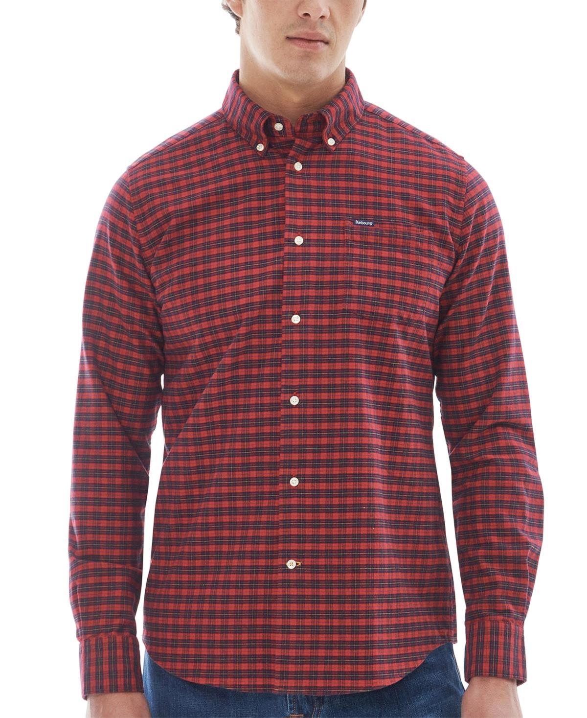 Barbour Mens Emmerson Tailored-Fit Highland Check Button-Down Oxford Shirt Product Image