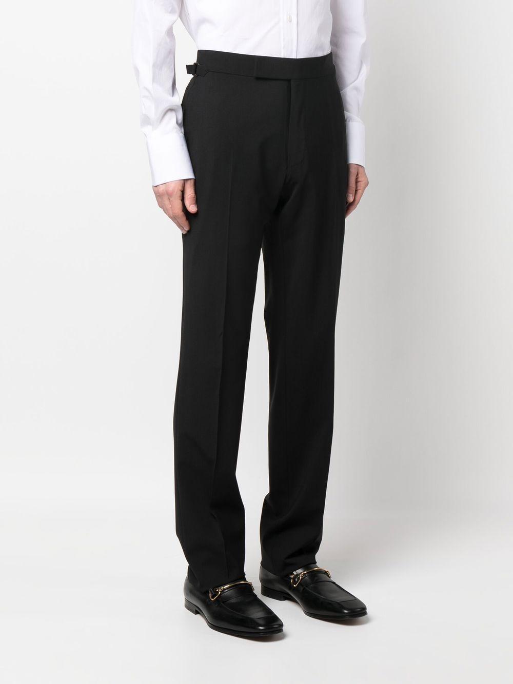 Straight-leg Tailored Trousers In Black Product Image