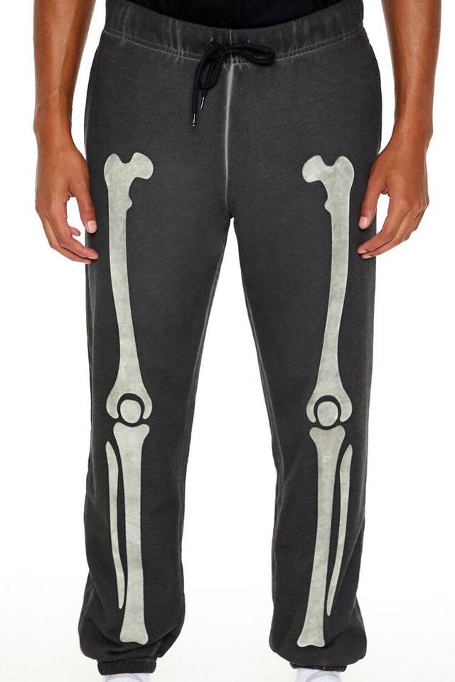 Glow-in-the-Dark Skeleton Joggers | Forever 21 Product Image