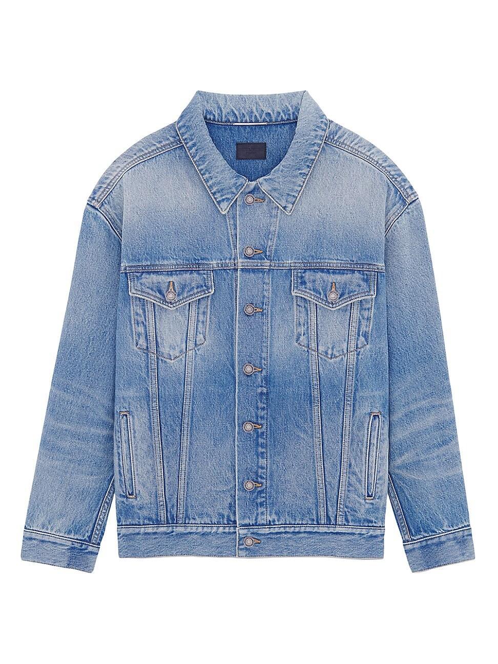 Mens Oversized Jacket In Denim Product Image