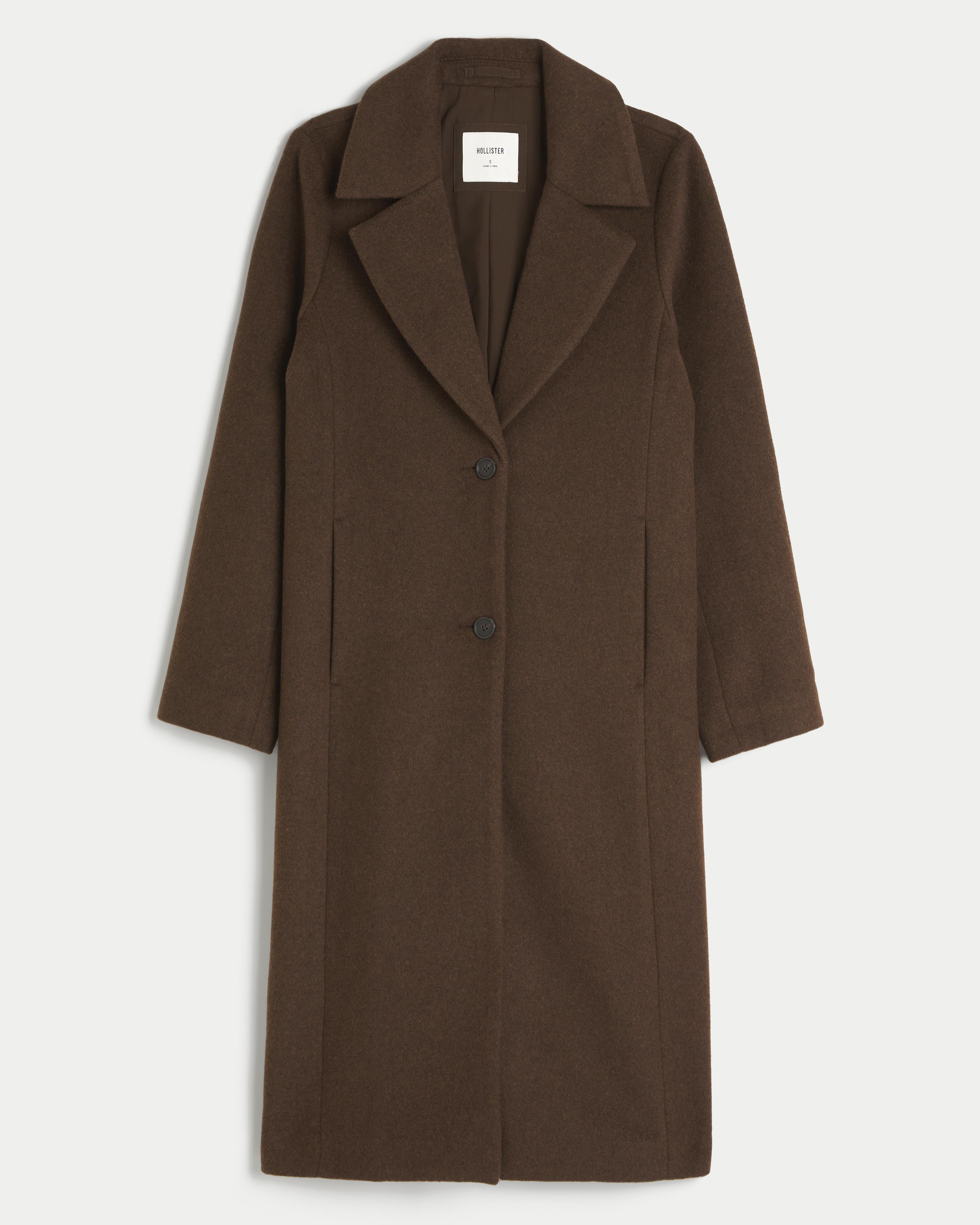 Wool Blend Longline Coat product image