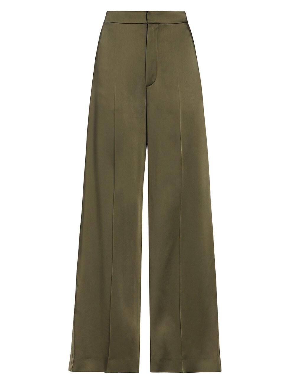 Womens Pieced Wide-Leg Pants Product Image