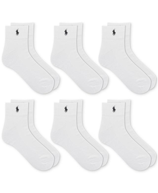 Polo Ralph Lauren 6-Pack Quarter Crew Socks Product Image