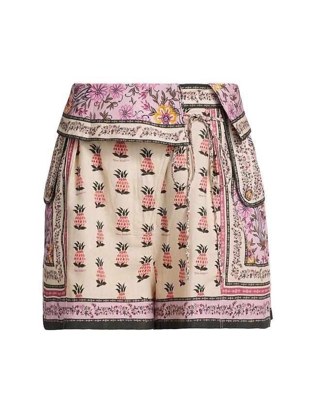 Womens Shopie Aguja Floral High-Rise Shorts Product Image