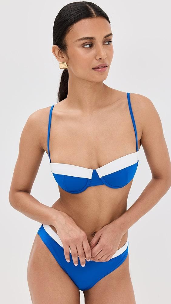 STAUD Jo Balconette Bikini Top | Shopbop Product Image