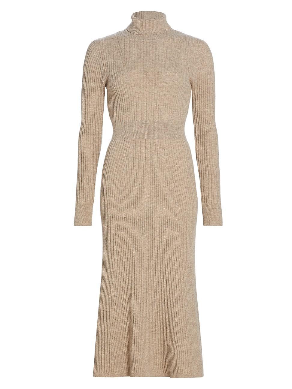 Womens Diana Wool Turtleneck Sweaterdress product image