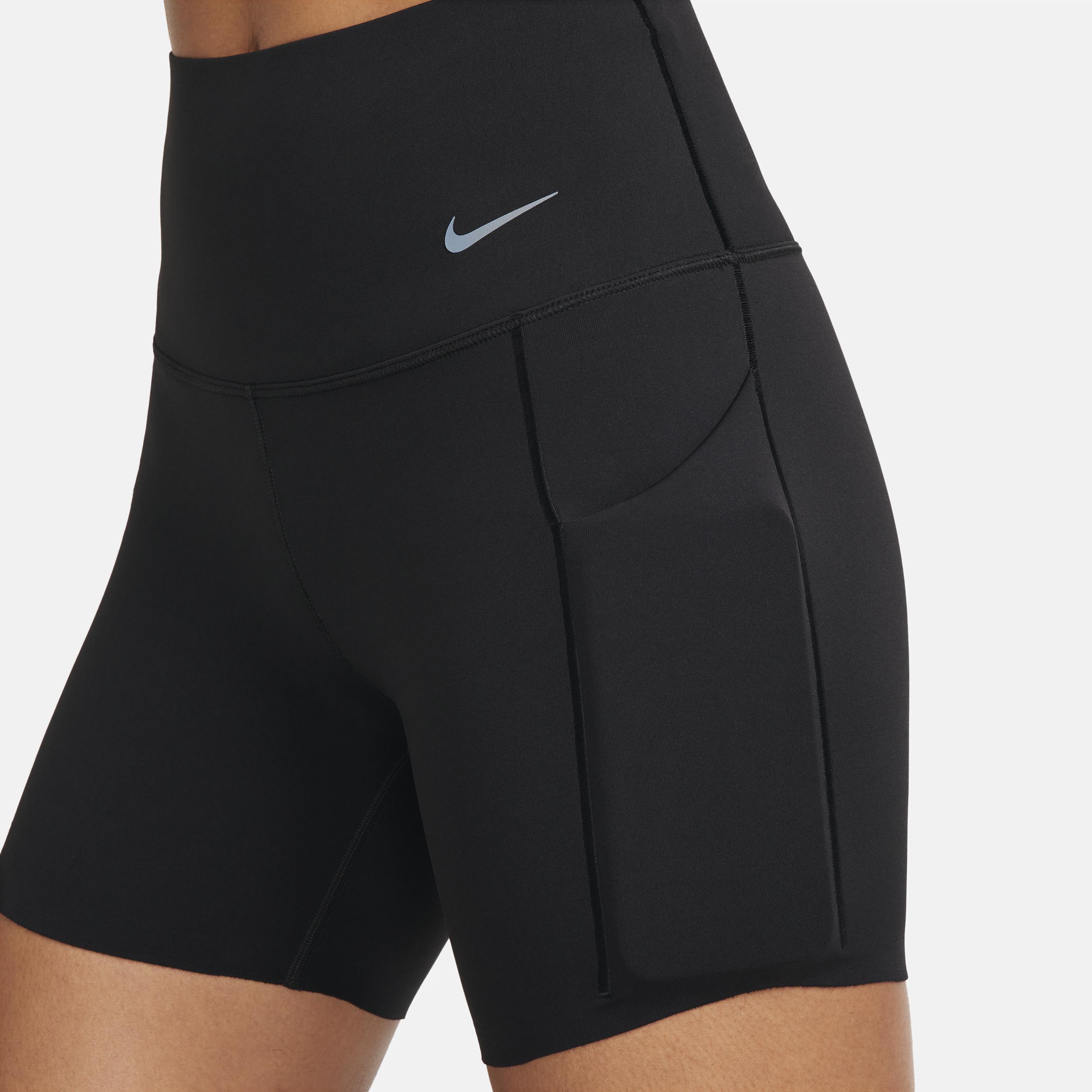 Nike Women's Universa Medium-Support High-Waisted 5" Biker Shorts with Pockets Product Image