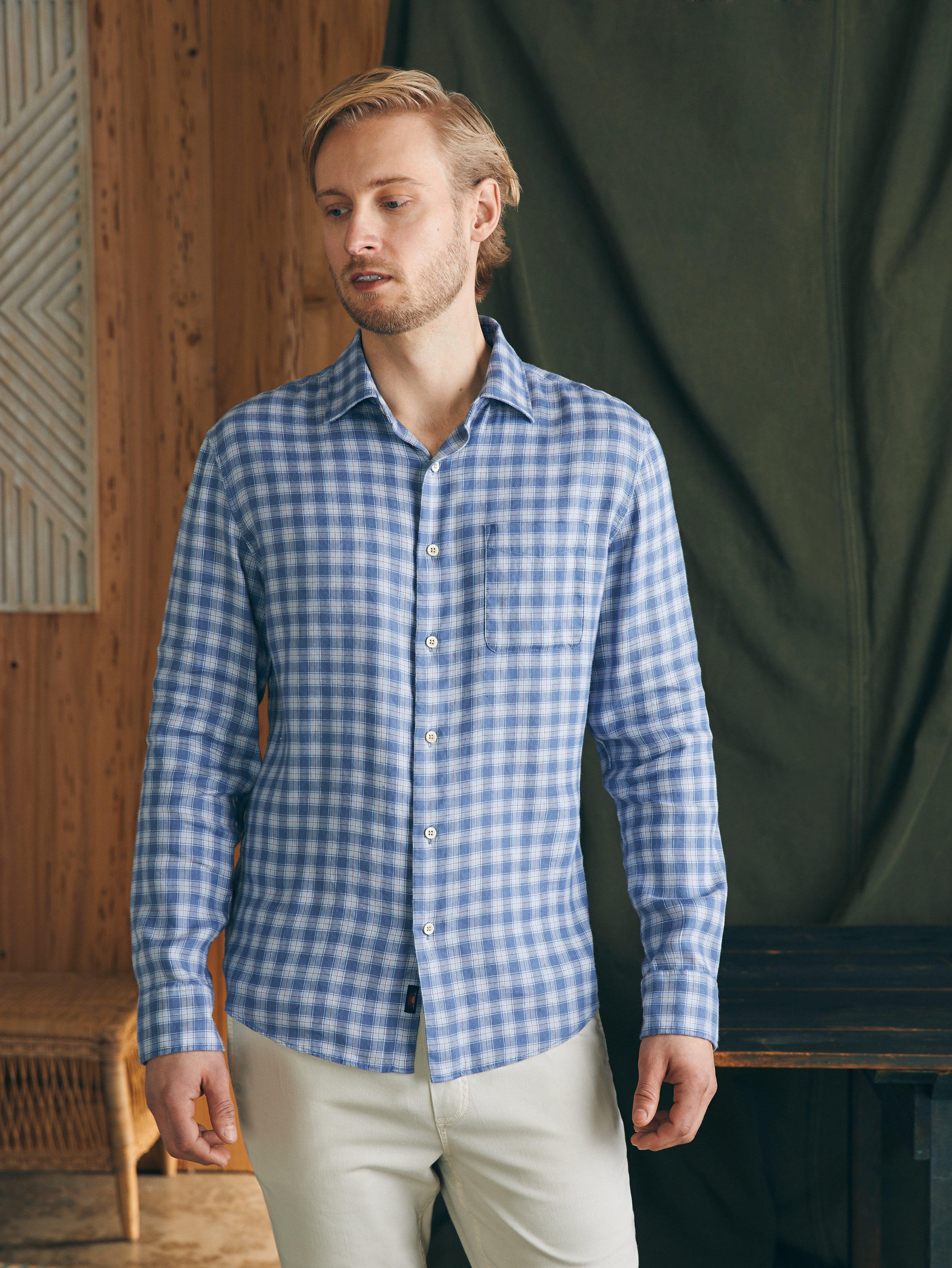 Weekend Blend Shirt - Rockville Blue Plaid Product Image