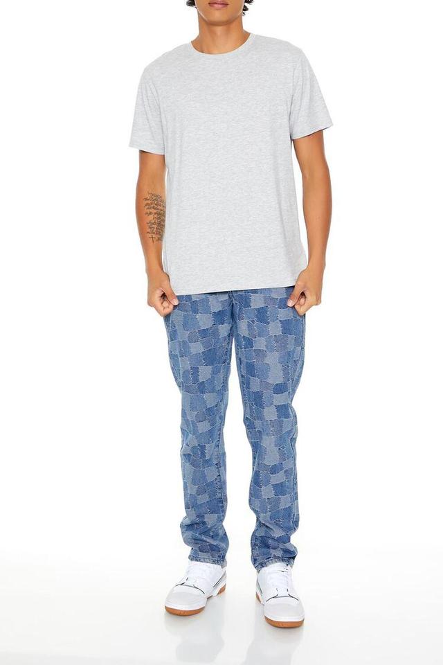 Patchwork Slim-Fit Jeans | Forever 21 Product Image