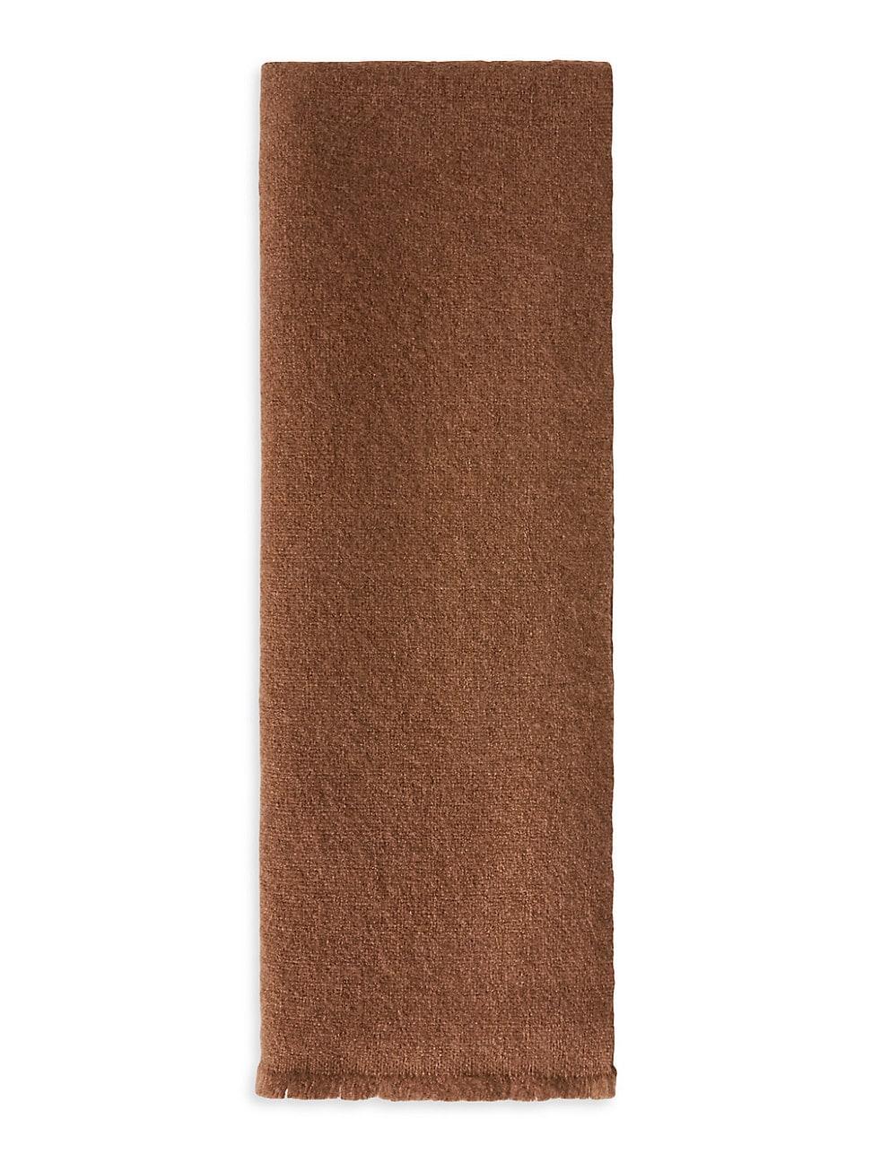 Mens Fringe-Trimmed Cashmere-Blend Scarf Product Image