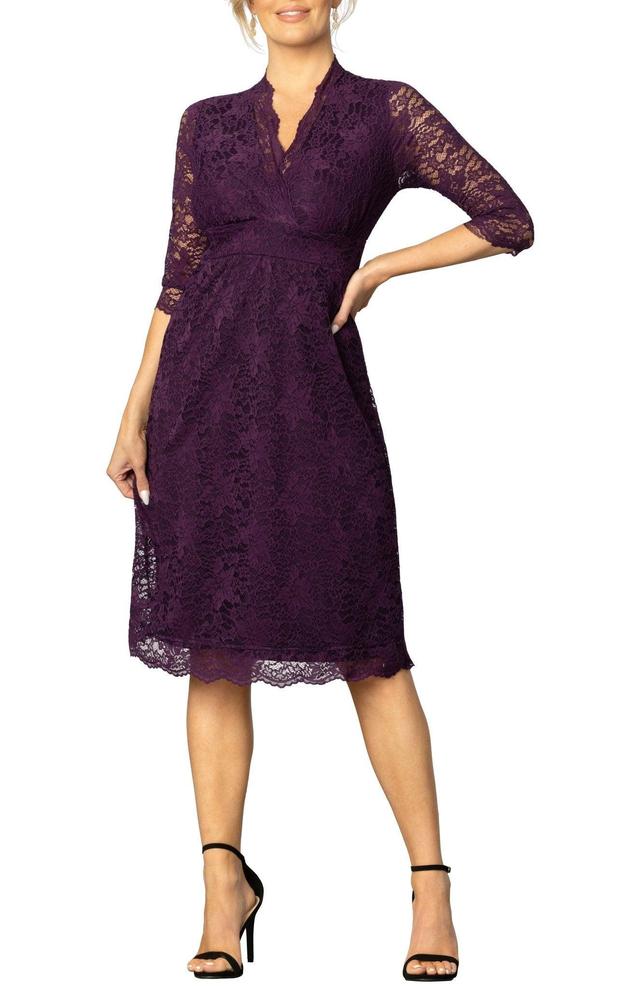 Scalloped Boudoir Lace Dress Product Image