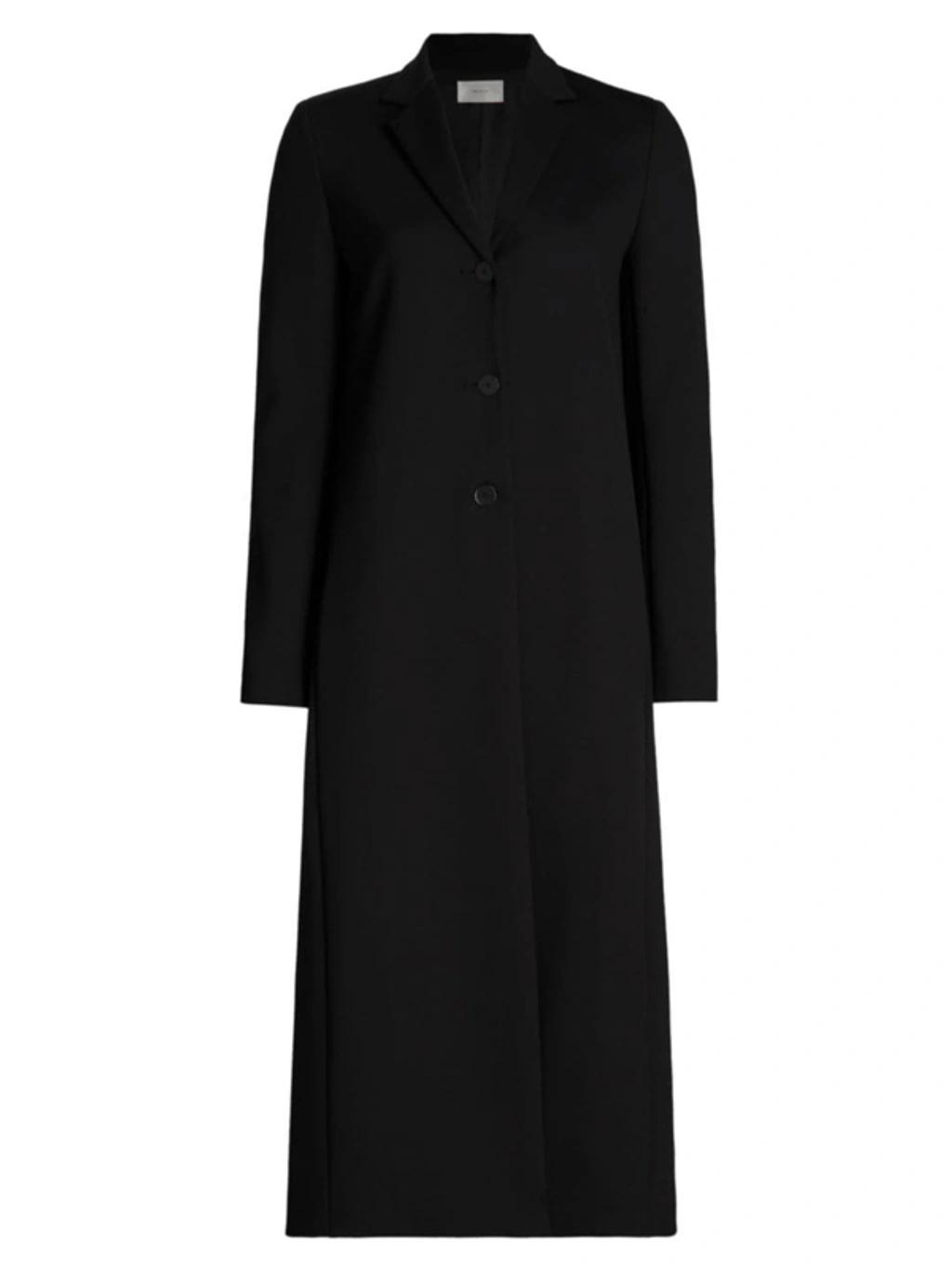 THE ROW Sallik Long Paneled Coat In Black Product Image