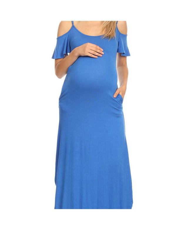 White Mark Maternity Lexi Maxi Dress Product Image