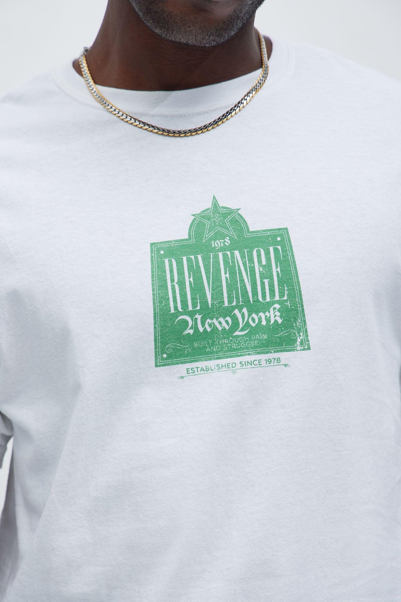 Revenge New York Short Sleeve Tee - White Product Image