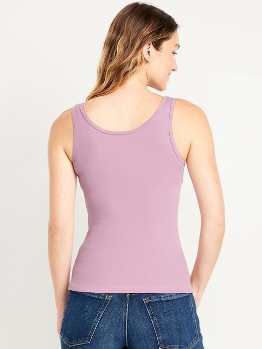 Rib-Knit First Layer Tank Top Product Image