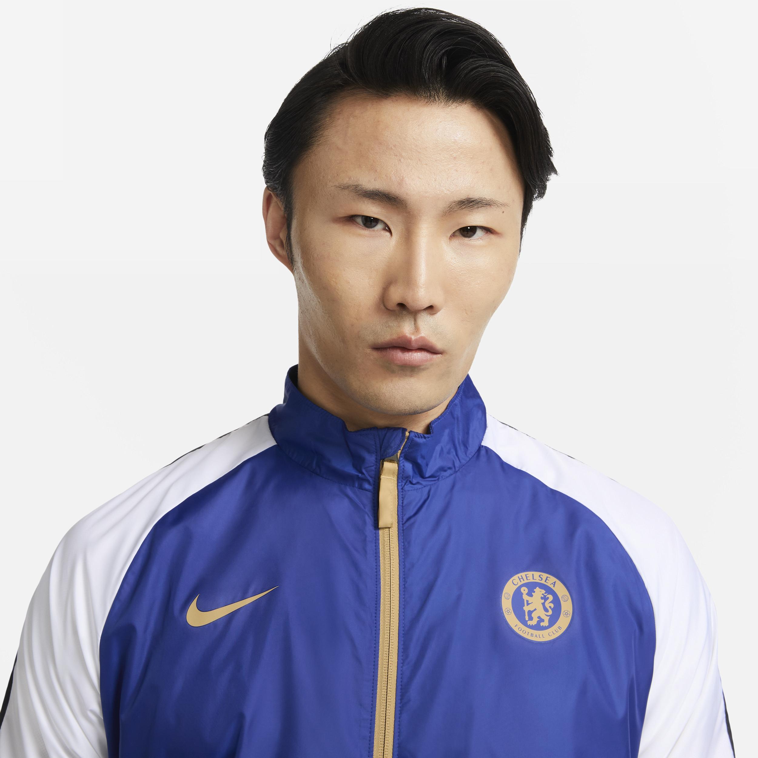 Mens Chelsea Nike Blue 2023/24 Academy Awf Raglan Full-Zip Jacket Product Image