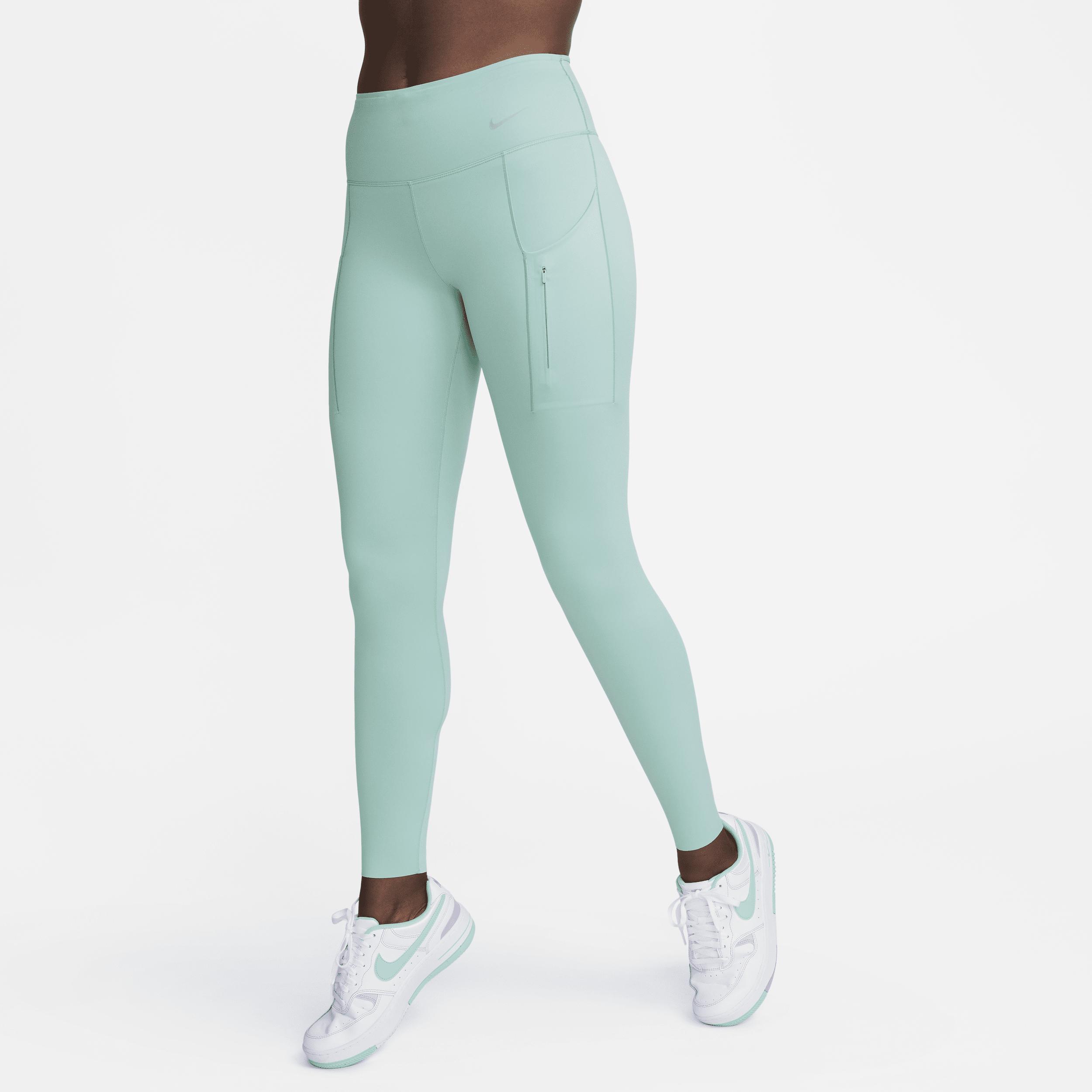 Nike Womens Go Firm-Support Mid-Rise Full-Length Leggings with Pockets Product Image