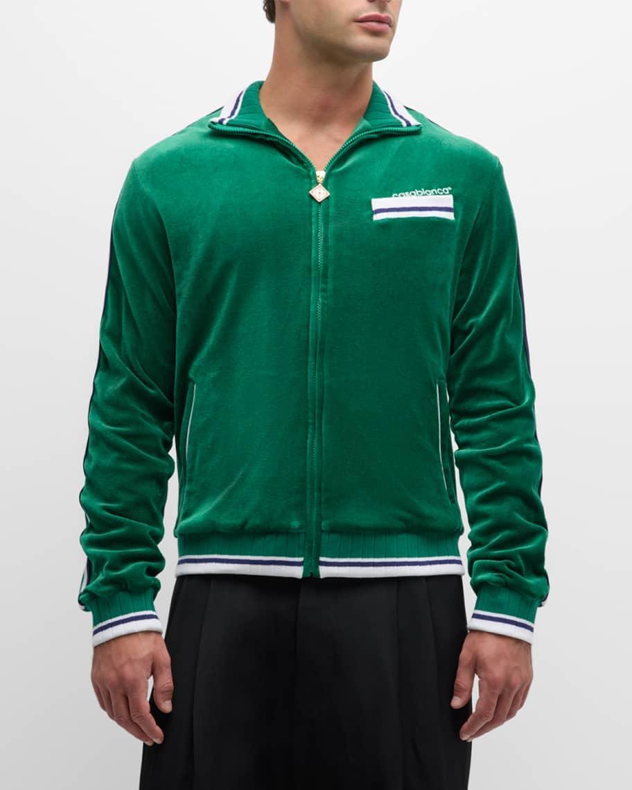 Mens Velour Track Jacket Product Image