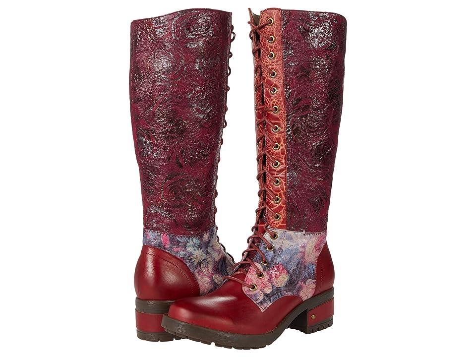 L'Artiste by Spring Step Iconic (Red Multi) Women's Boots Product Image